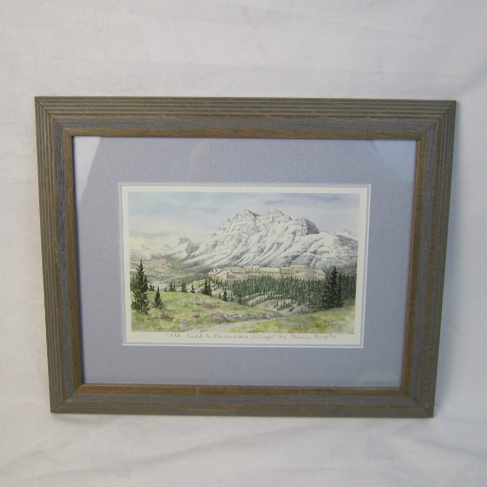 Marilyn Kinsella Framed Print MT. KIDD  15.75" x 12"